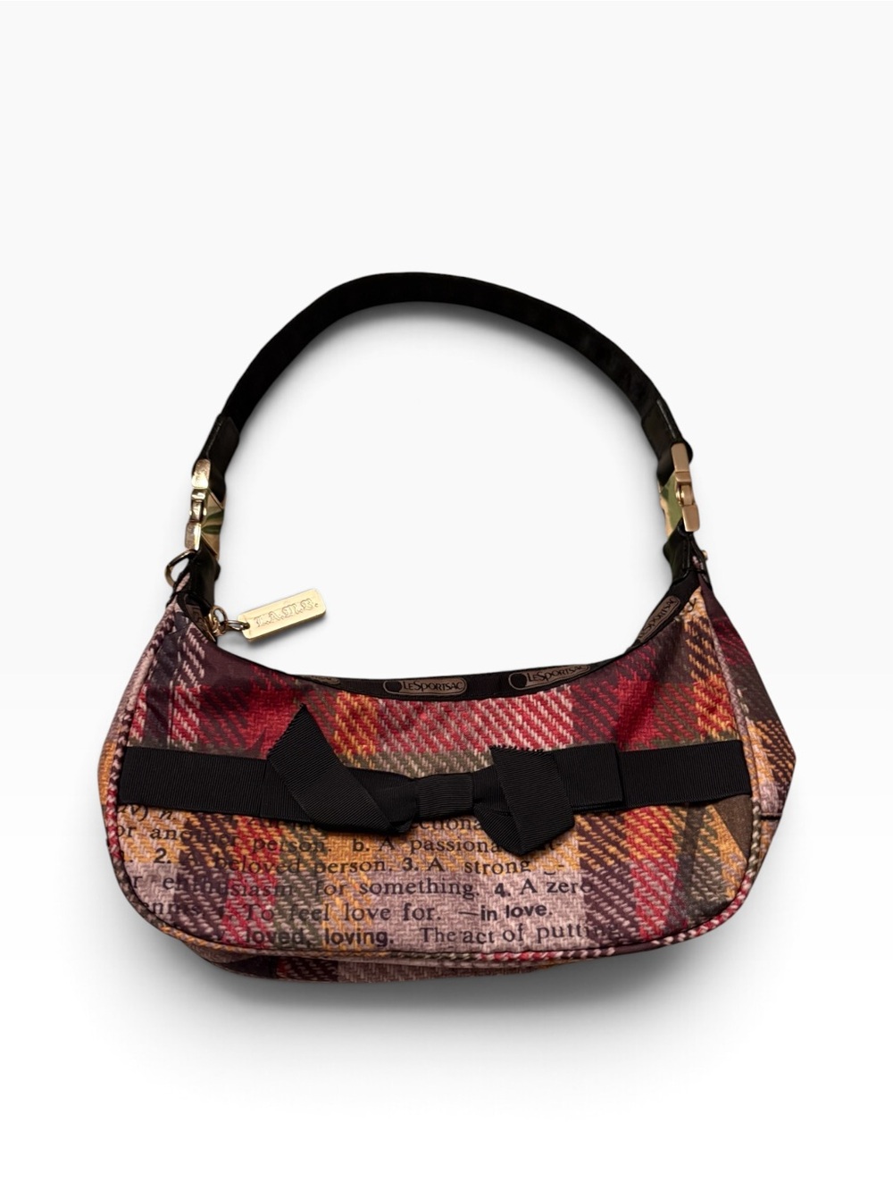 LeSportsac GWEN STEFANI L.A.M.B Donegal Ribbon Hella Hobo Mini Purse- Vintage